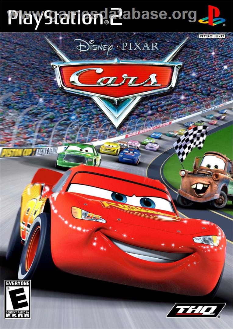 Cars - Sony Playstation 2 - Artwork - Box