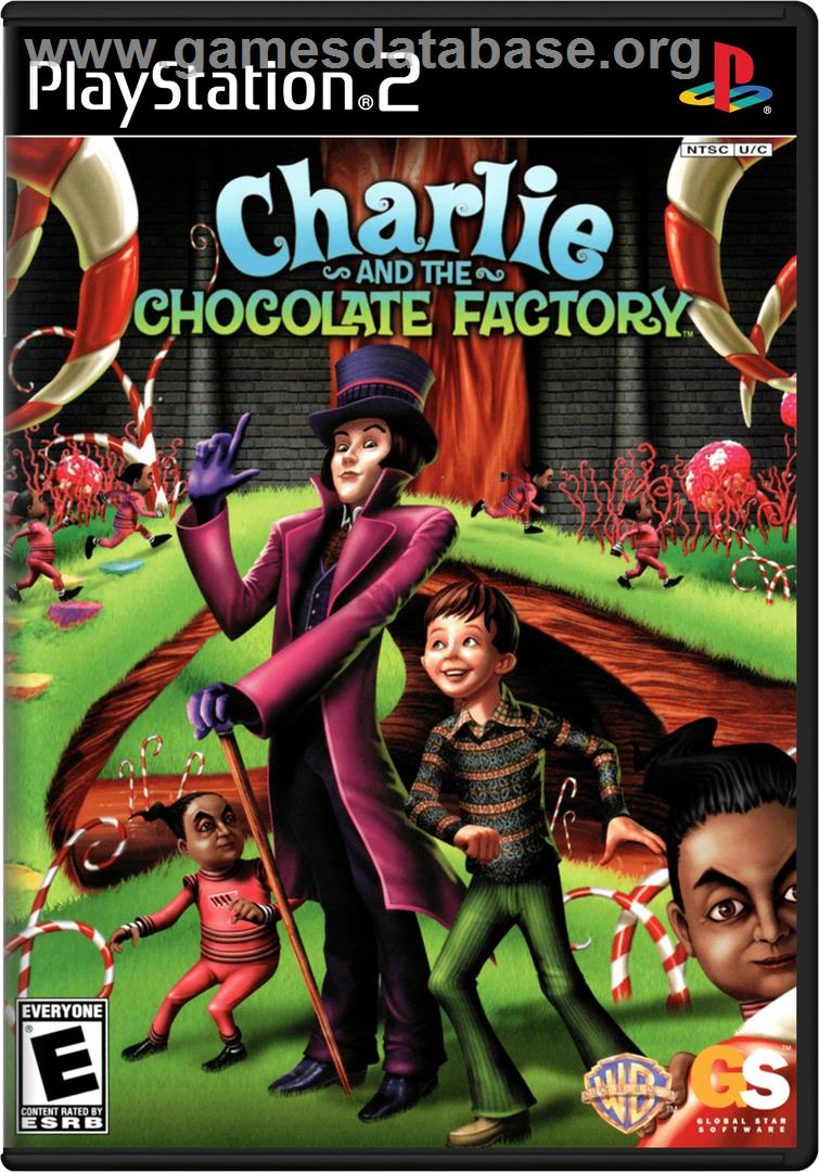 Charlie and the Chocolate Factory - Sony Playstation 2 - Artwork - Box