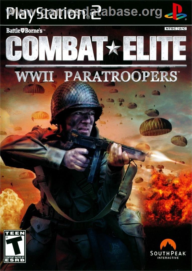 Combat Elite - Wwii Paratroopers - Sony Playstation 2 - Artwork - Box