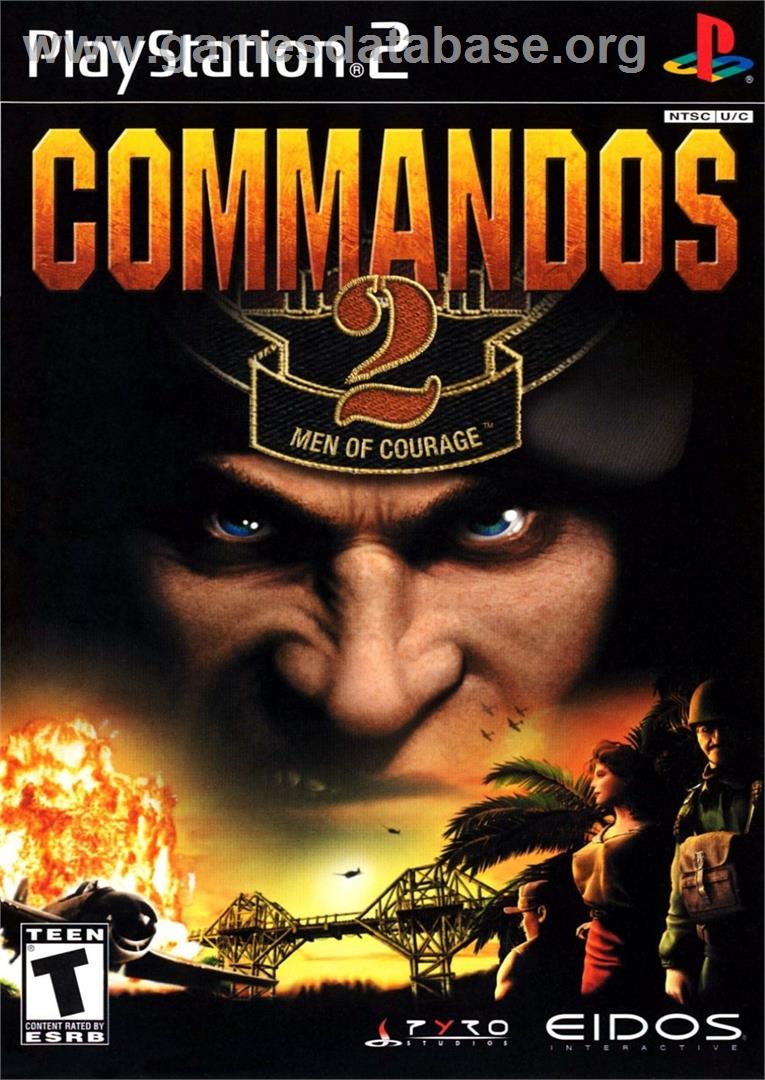 Commandos 2 - Men Of Courage - Sony Playstation 2 - Artwork - Box