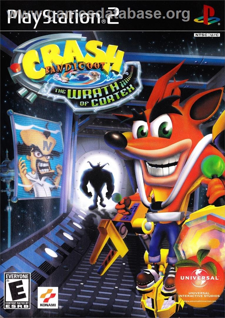 Crash Bandicoot - The Wrath of Cortex - Sony Playstation 2 - Artwork - Box