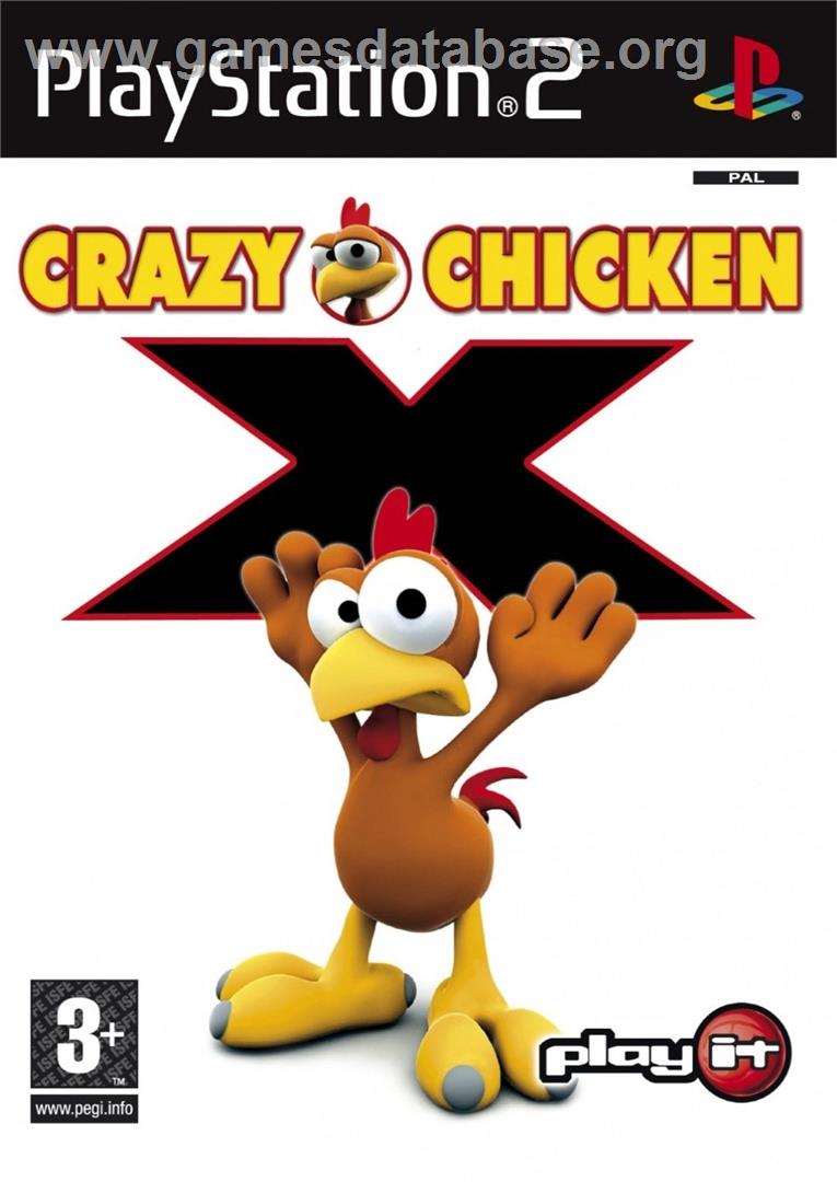 Crazy Chicken X - Sony Playstation 2 - Artwork - Box