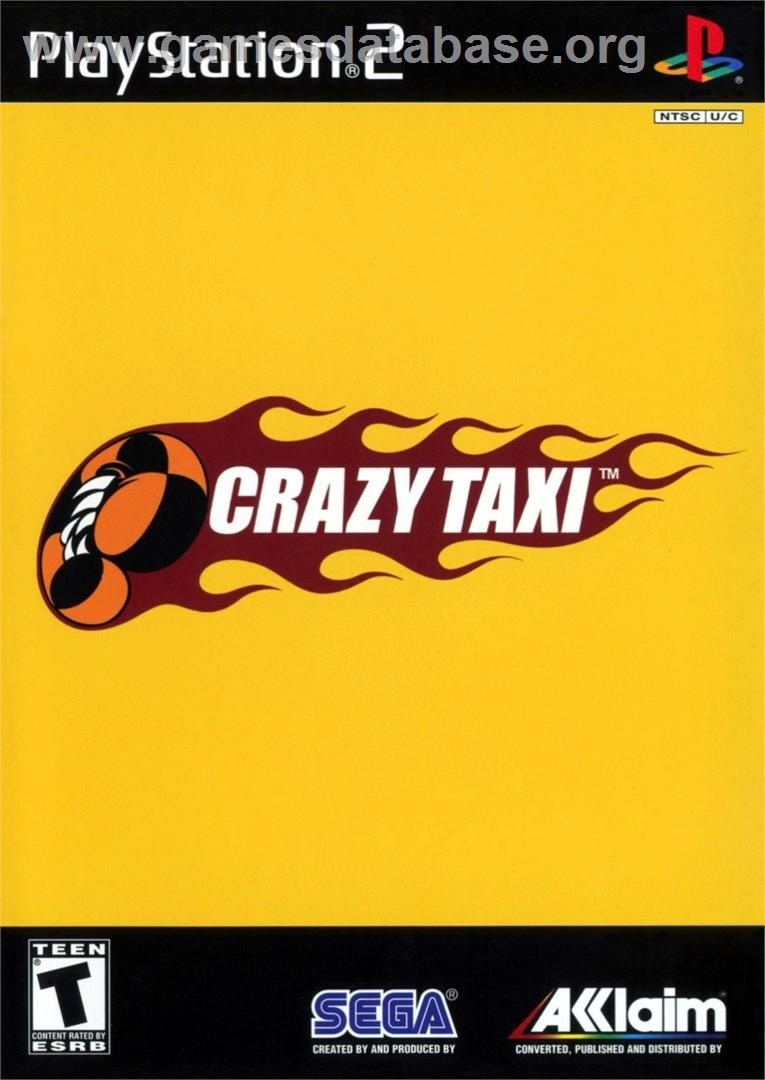 Crazy Taxi - Sony Playstation 2 - Artwork - Box