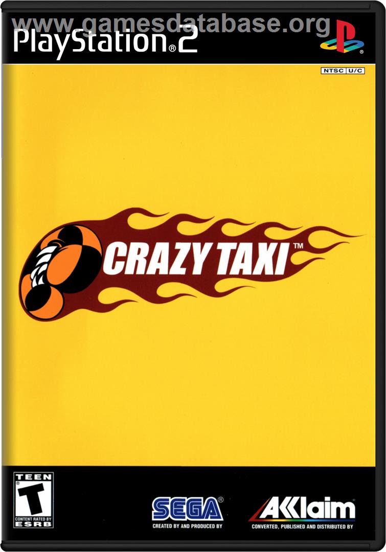 Crazy Taxi - Sony Playstation 2 - Artwork - Box