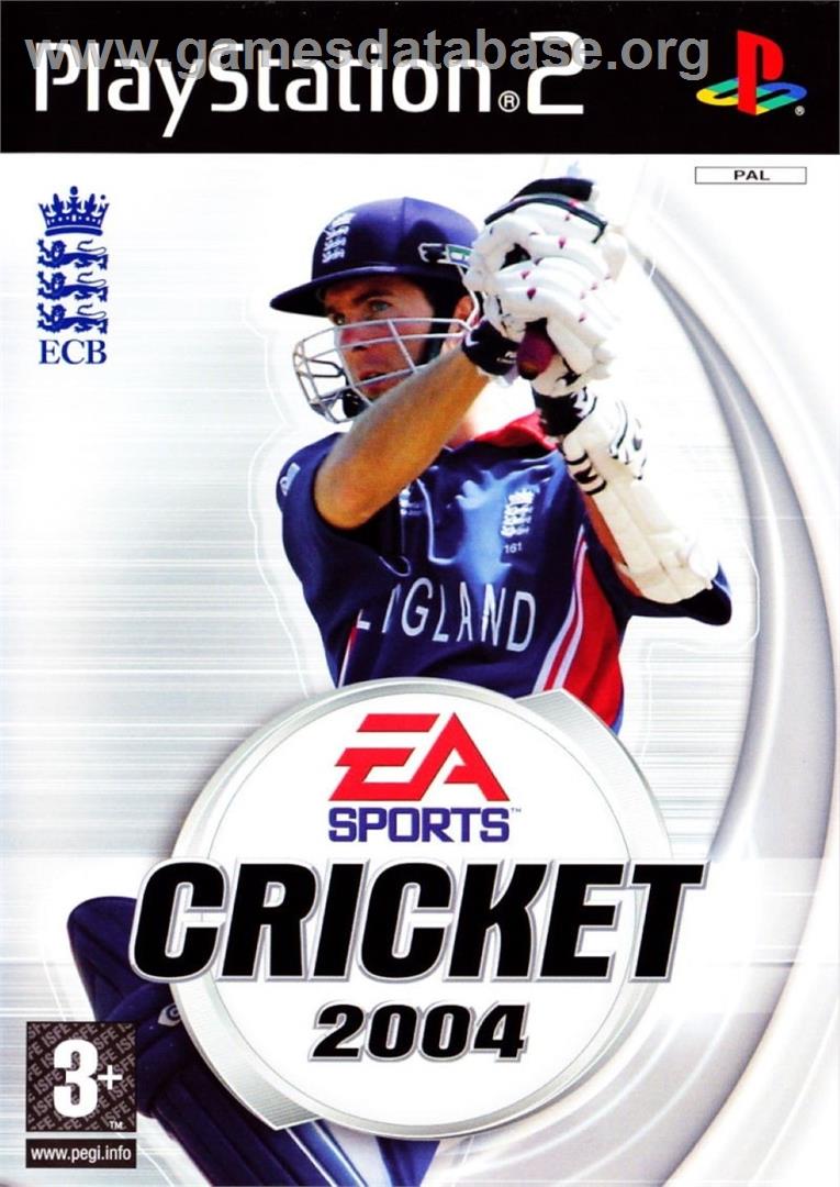 Cricket 2004 - Sony Playstation 2 - Artwork - Box