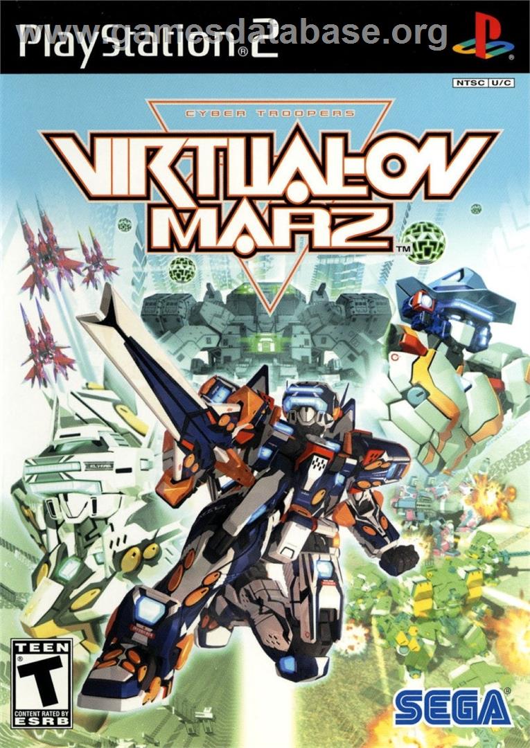Cyber Troopers - Virtual-On Marz - Sony Playstation 2 - Artwork - Box