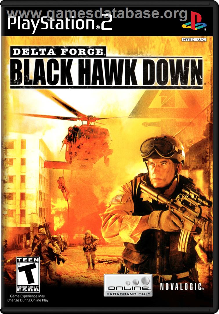 Delta Force: Black Hawk Down - Sony Playstation 2 - Artwork - Box