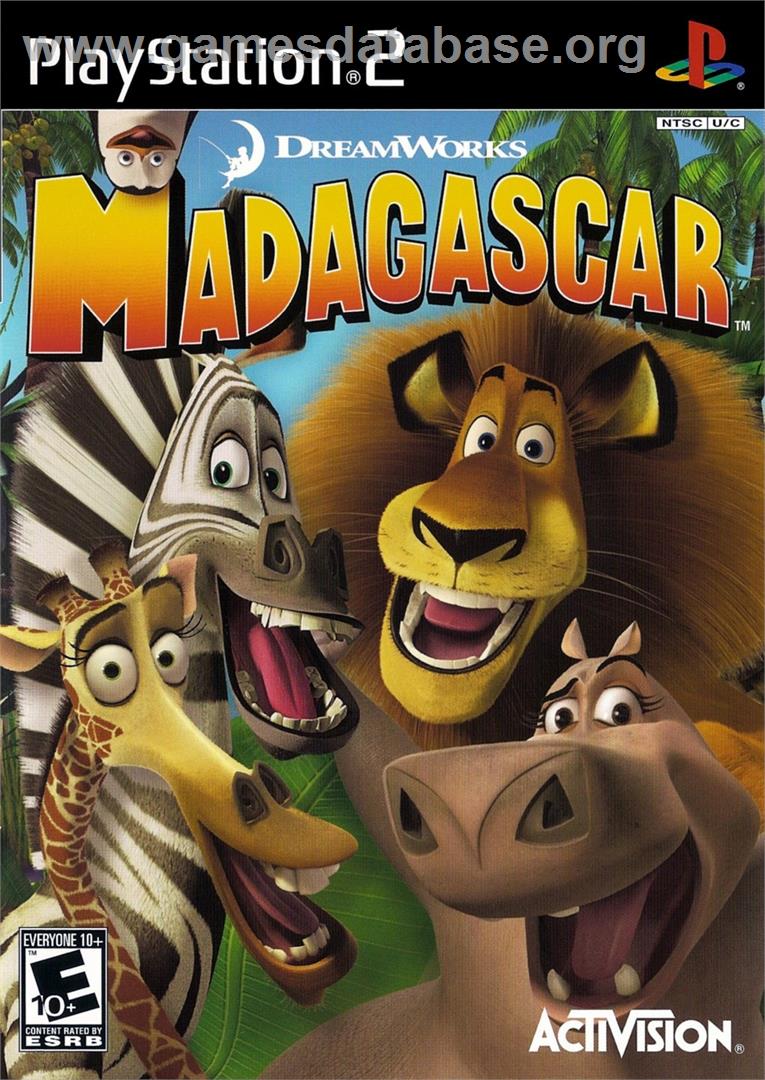 Dreamworks Madagascar - Sony Playstation 2 - Artwork - Box