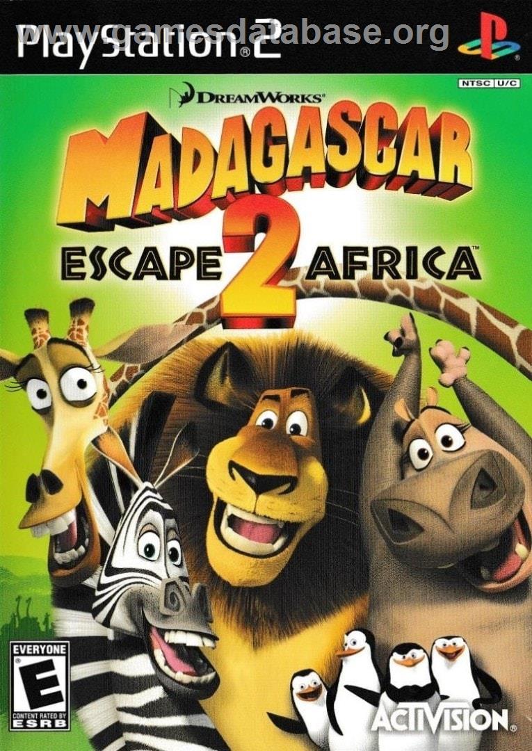 Dreamworks Madagascar - Escape 2 Africa - Sony Playstation 2 - Artwork - Box
