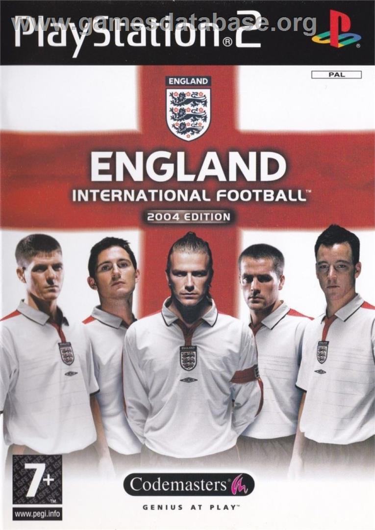 England International Football - 2004 Edition - Sony Playstation 2 - Artwork - Box