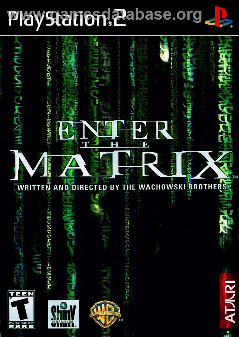 Enter The Matrix - Sony Playstation 2 - Artwork - Box