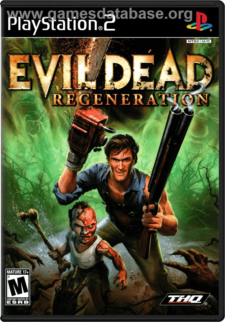 Evil Dead: Regeneration - Sony Playstation 2 - Artwork - Box