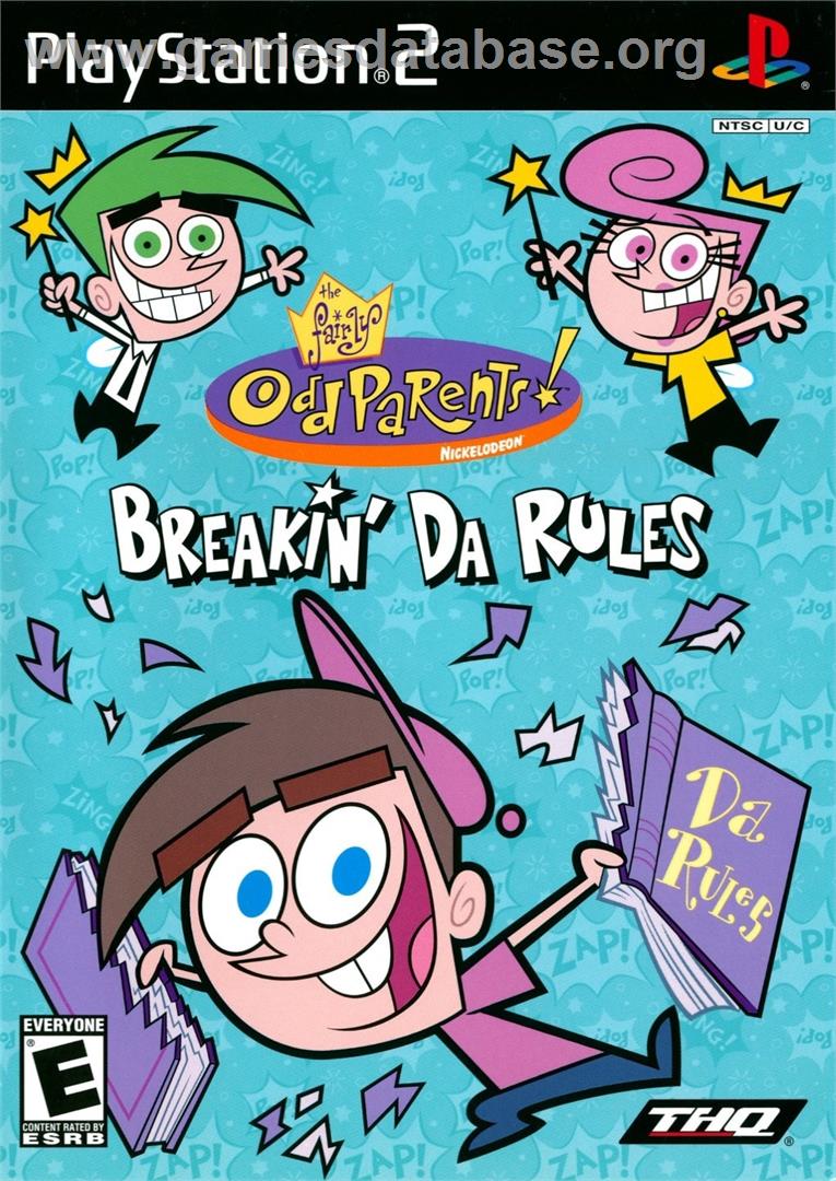 Fairly Odd Parents! - Breakin' Da Rules, The - Sony Playstation 2 - Artwork - Box