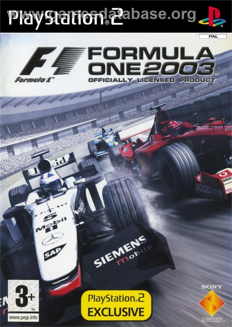Formula One 2003 - Sony Playstation 2 - Artwork - Box