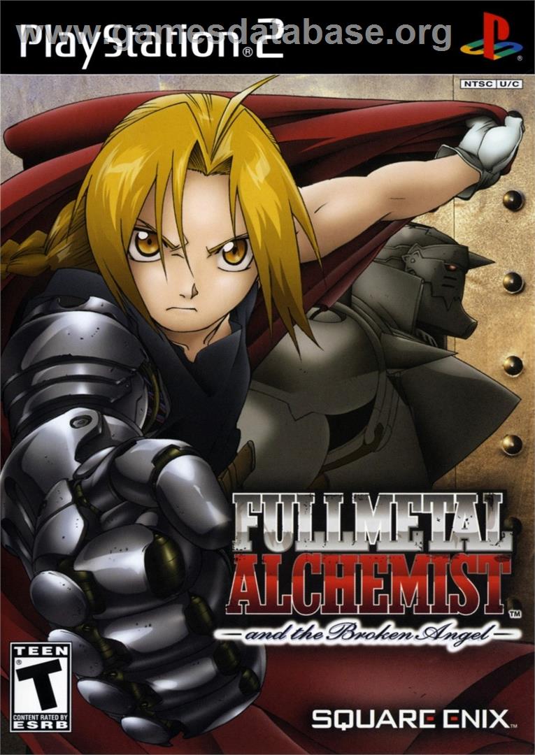 Fullmetal Alchemist And The Broken Angel - Sony Playstation 2 - Artwork - Box