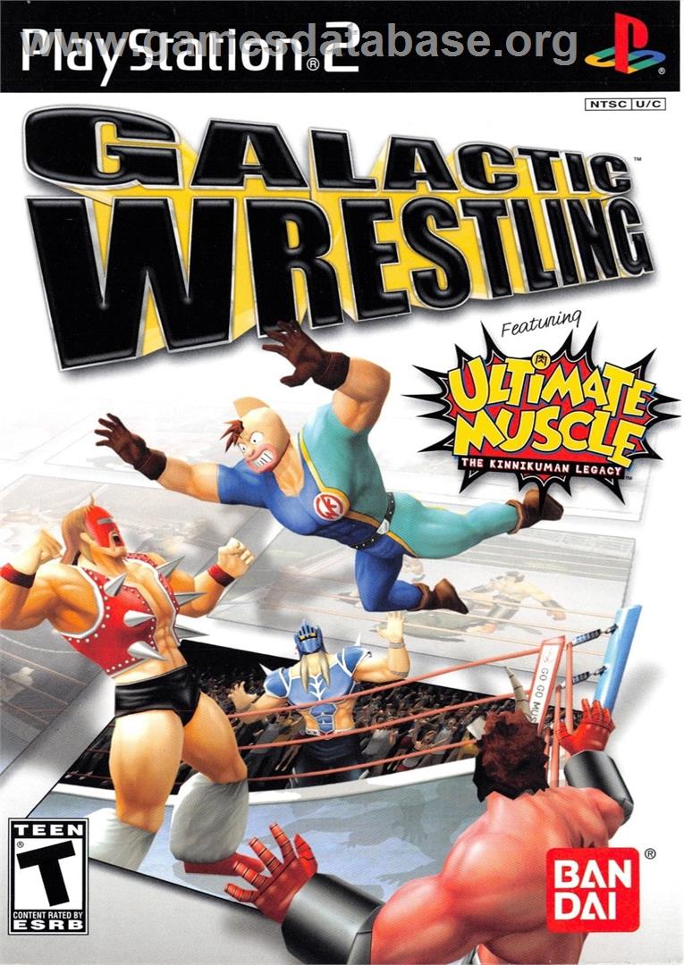 Galactic Wrestling Featuring Ultimate Muscle - Sony Playstation 2 - Artwork - Box