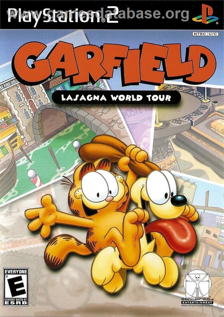 Garfield Lasagna World Tour - Sony Playstation 2 - Artwork - Box