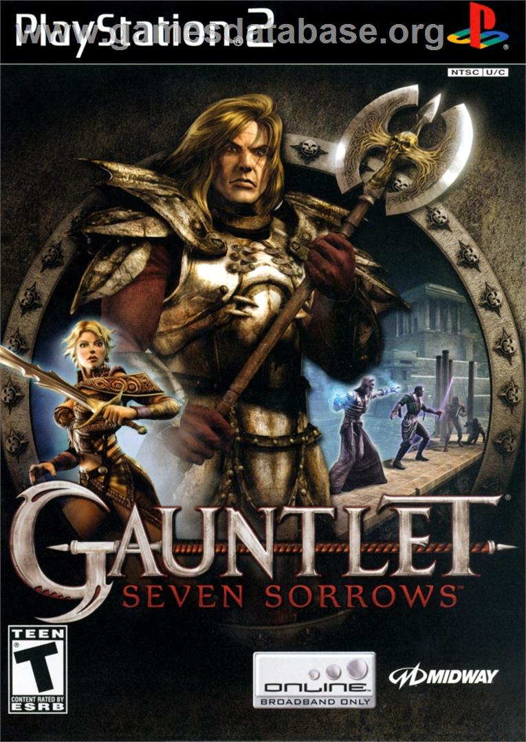 Gauntlet - Seven Sorrows - Sony Playstation 2 - Artwork - Box
