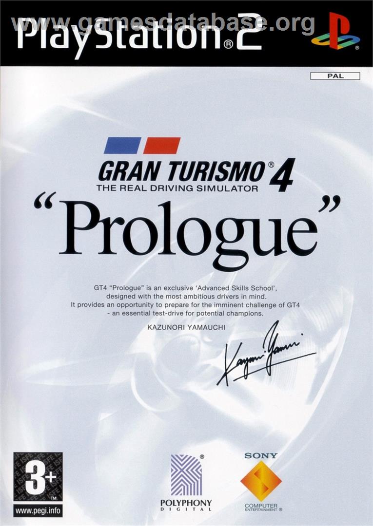 Gran Turismo 4 Prologue - Sony Playstation 2 - Artwork - Box