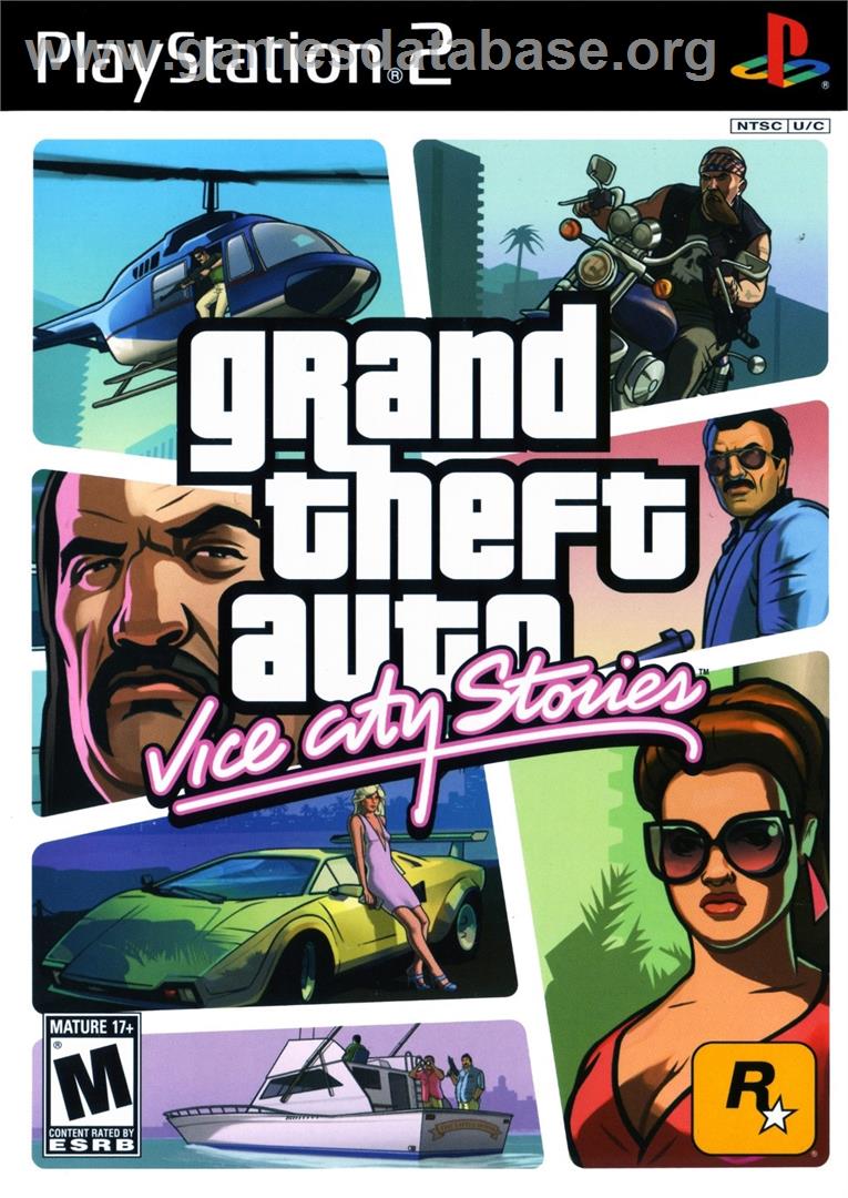 Grand Theft Auto - Vice City Stories - Sony Playstation 2 - Artwork - Box