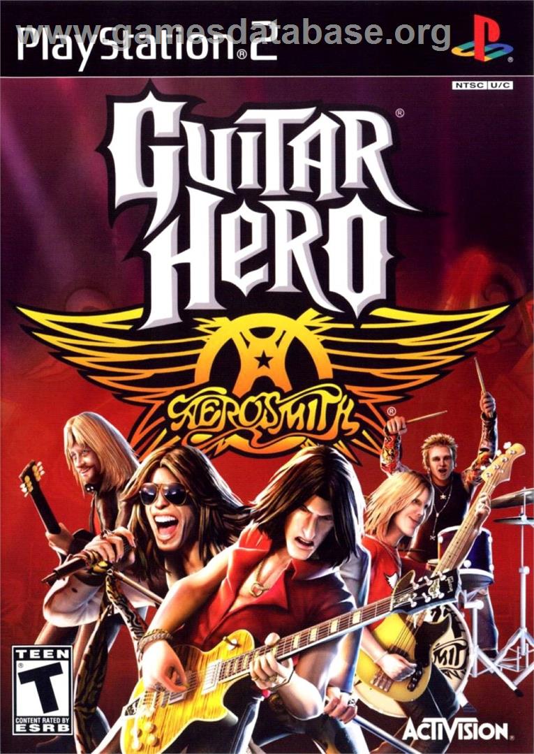 Guitar Hero - Aerosmith - Sony Playstation 2 - Artwork - Box