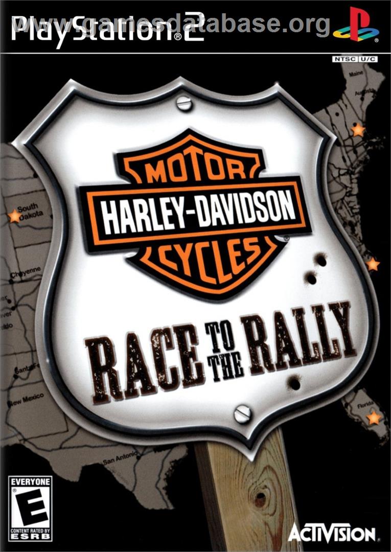 Harley-davidson - Race To The Rally - Sony Playstation 2 - Artwork - Box