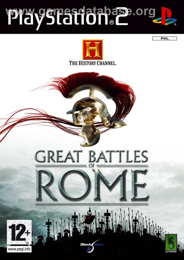 History Channel - Great Battles Of Rome, The - Sony Playstation 2 - Artwork - Box