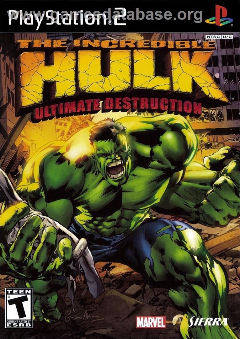 Incredible Hulk - Ultimate Destruction, The - Sony Playstation 2 - Artwork - Box