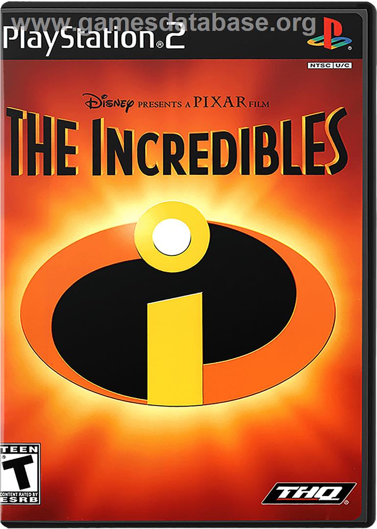 Incredibles - Sony Playstation 2 - Artwork - Box