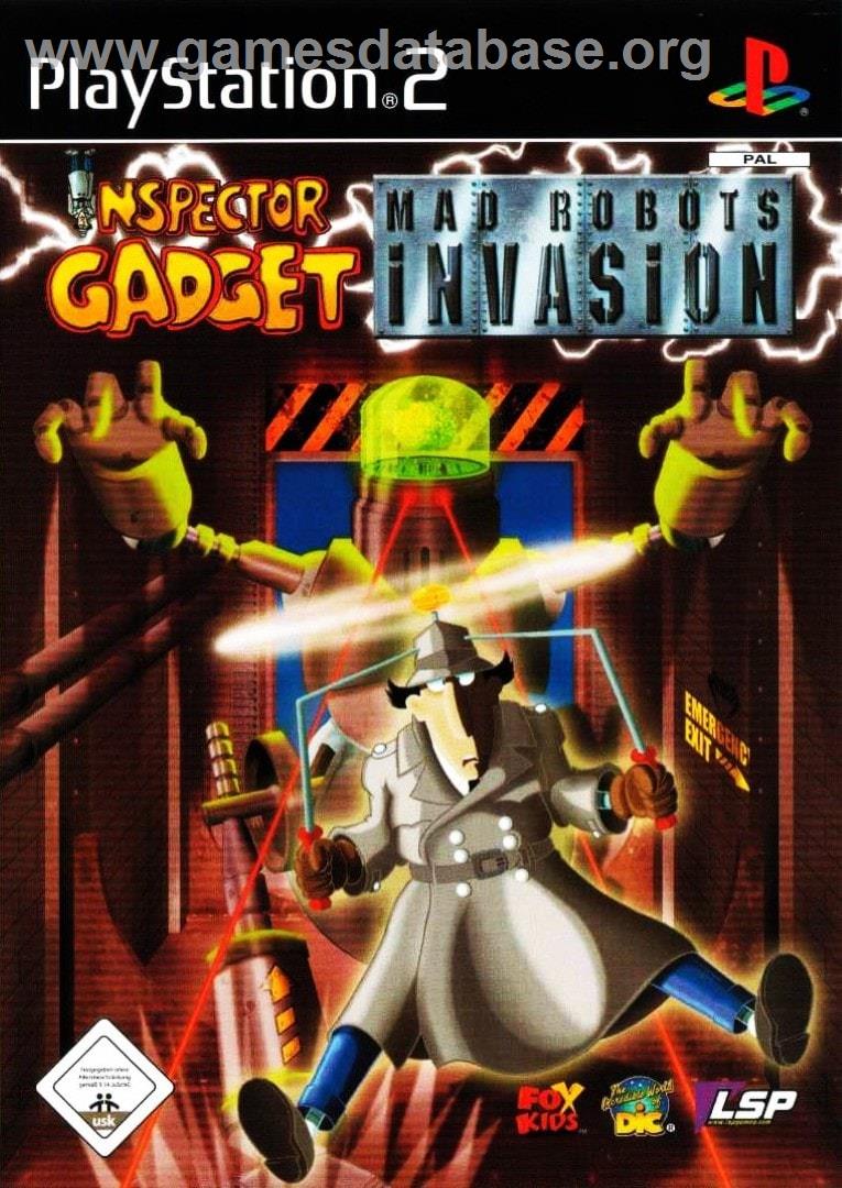 Inspector Gadget - Mad Robots Invasion - Sony Playstation 2 - Artwork - Box