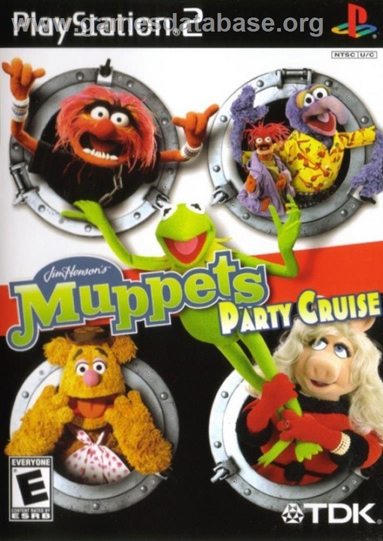 Jim Henson's Muppets Party Cruise - Sony Playstation 2 - Artwork - Box