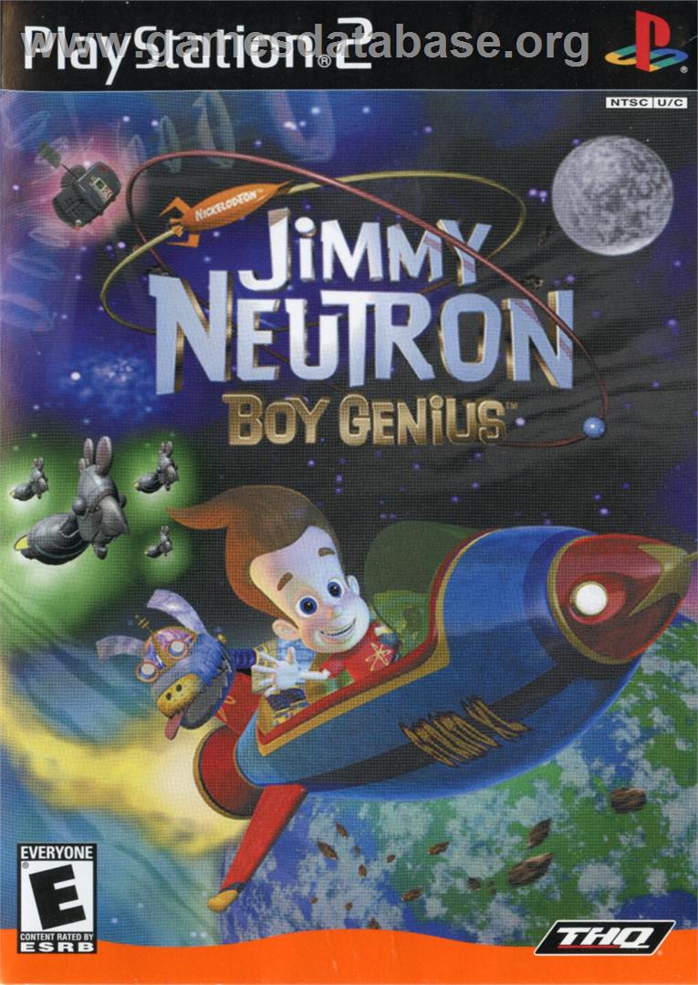 Jimmy Neutron - Boy Genius - Sony Playstation 2 - Artwork - Box