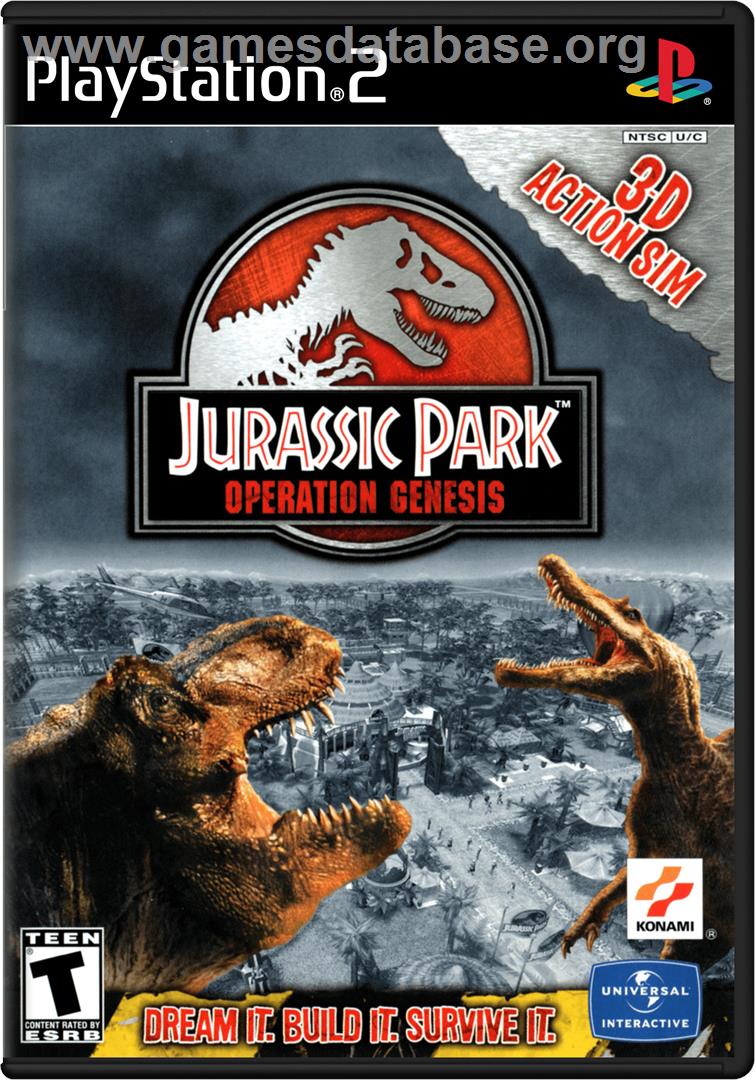 Jurassic Park: Operation Genesis - Sony Playstation 2 - Artwork - Box