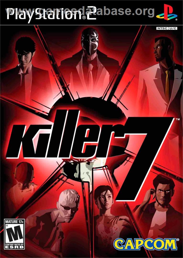 Killer 7 - Sony Playstation 2 - Artwork - Box