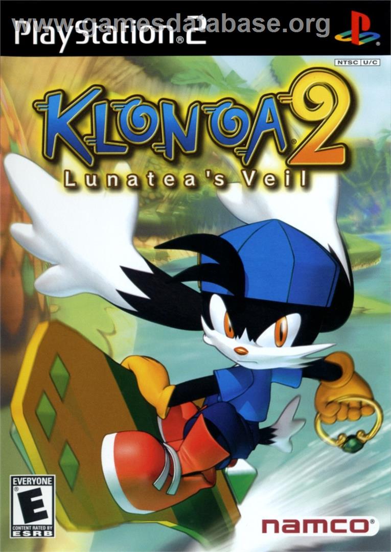 Klonoa 2 - Lunatea's Veil - Sony Playstation 2 - Artwork - Box