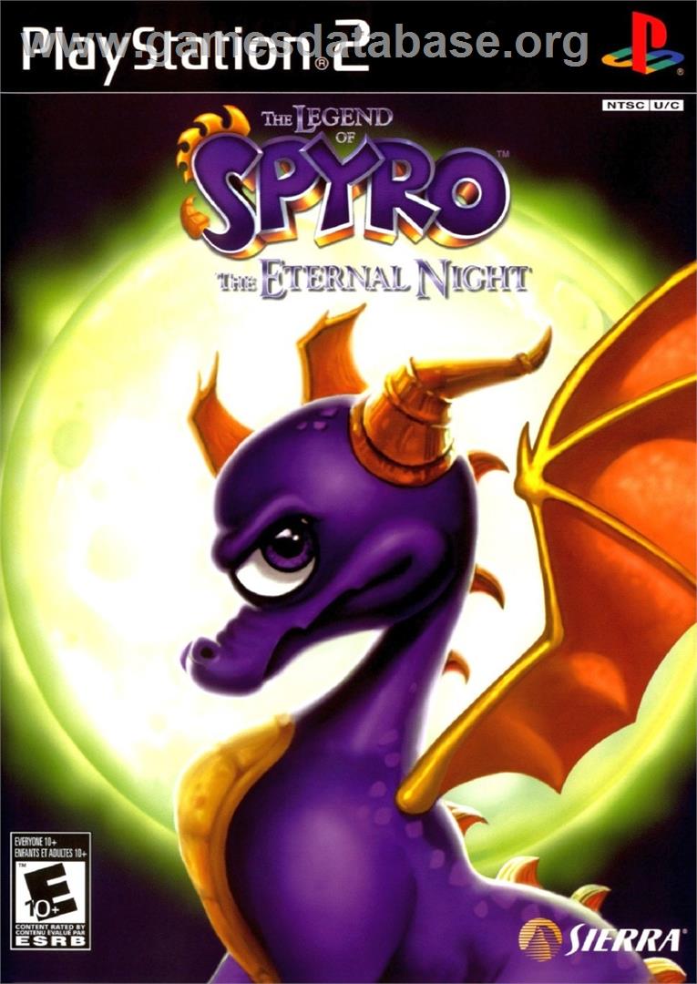 Legend Of Spyro - The Eternal Night, The - Sony Playstation 2 - Artwork - Box