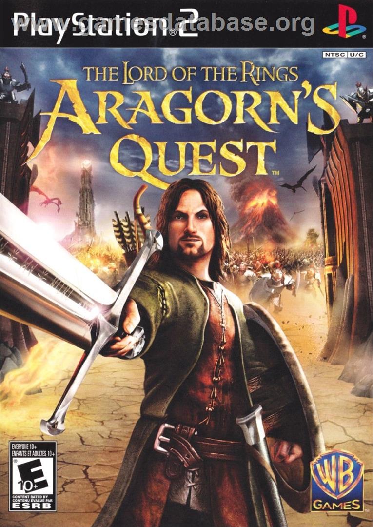 Lord of the Rings - Aragorn's Quest - Sony Playstation 2 - Artwork - Box