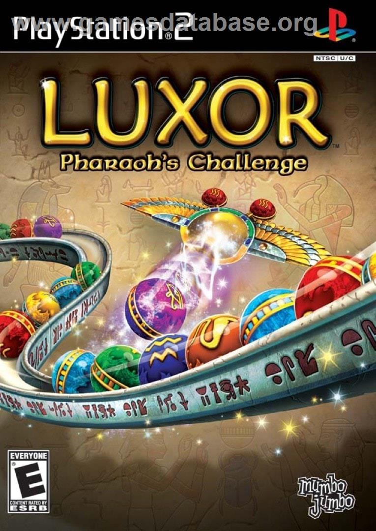 Luxor Pharaoh's Challenge - Sony Playstation 2 - Artwork - Box