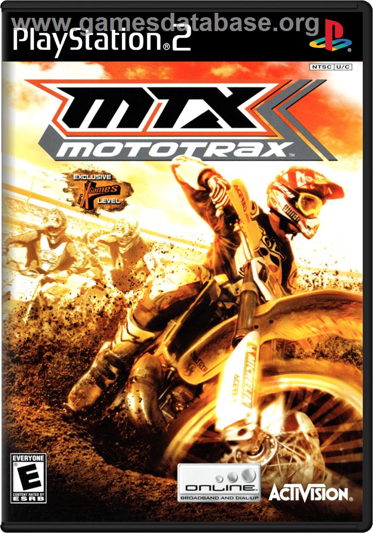 MTX Mototrax - Sony Playstation 2 - Artwork - Box