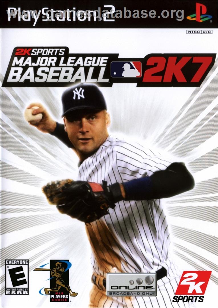 Major League Baseball 2k7 - Sony Playstation 2 - Artwork - Box