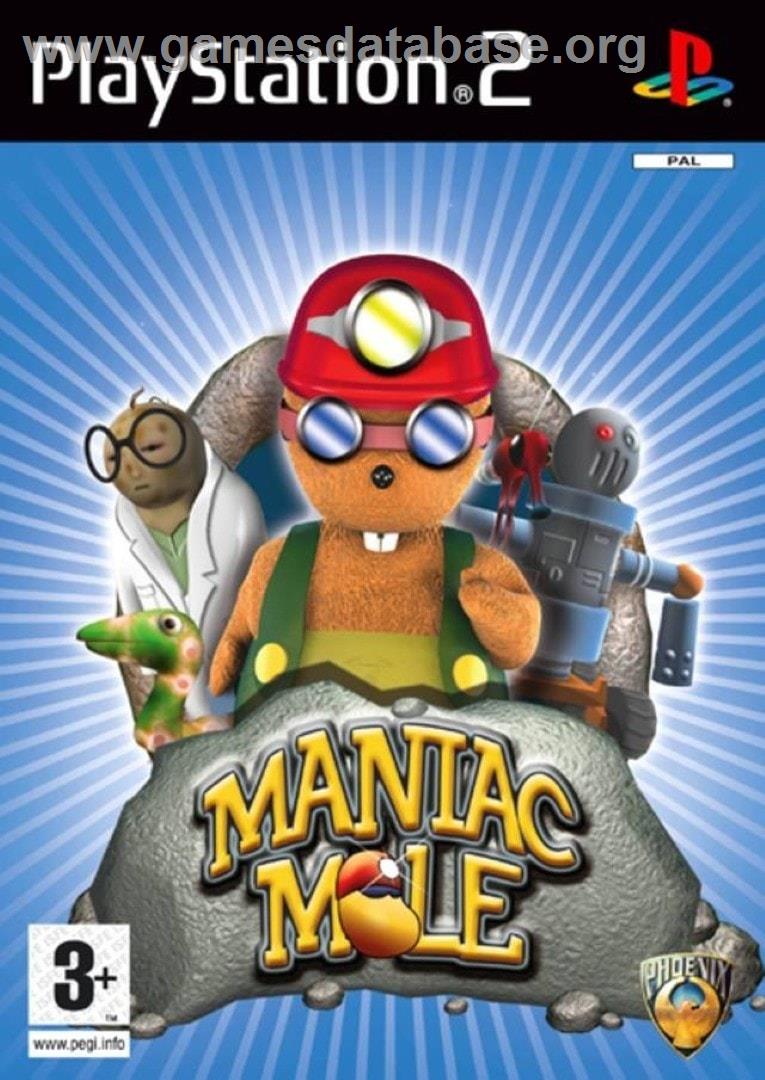 Maniac Mole - Sony Playstation 2 - Artwork - Box