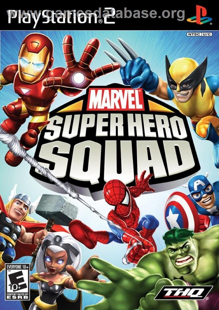 Marvel Super Hero Squad - Sony Playstation 2 - Artwork - Box