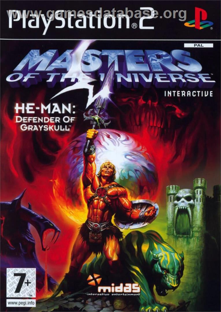Masters Of The Universe - He-man - Defender Of Grayskull - Sony Playstation 2 - Artwork - Box