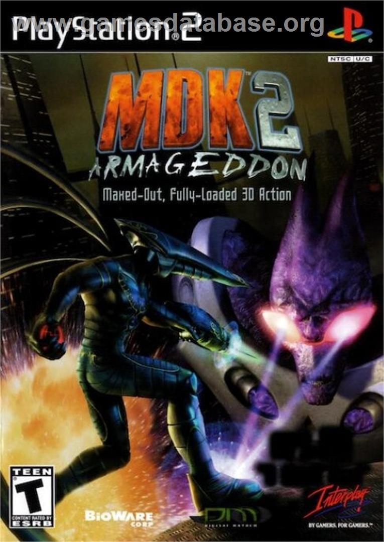 Mdk 2 Armageddon - Sony Playstation 2 - Artwork - Box