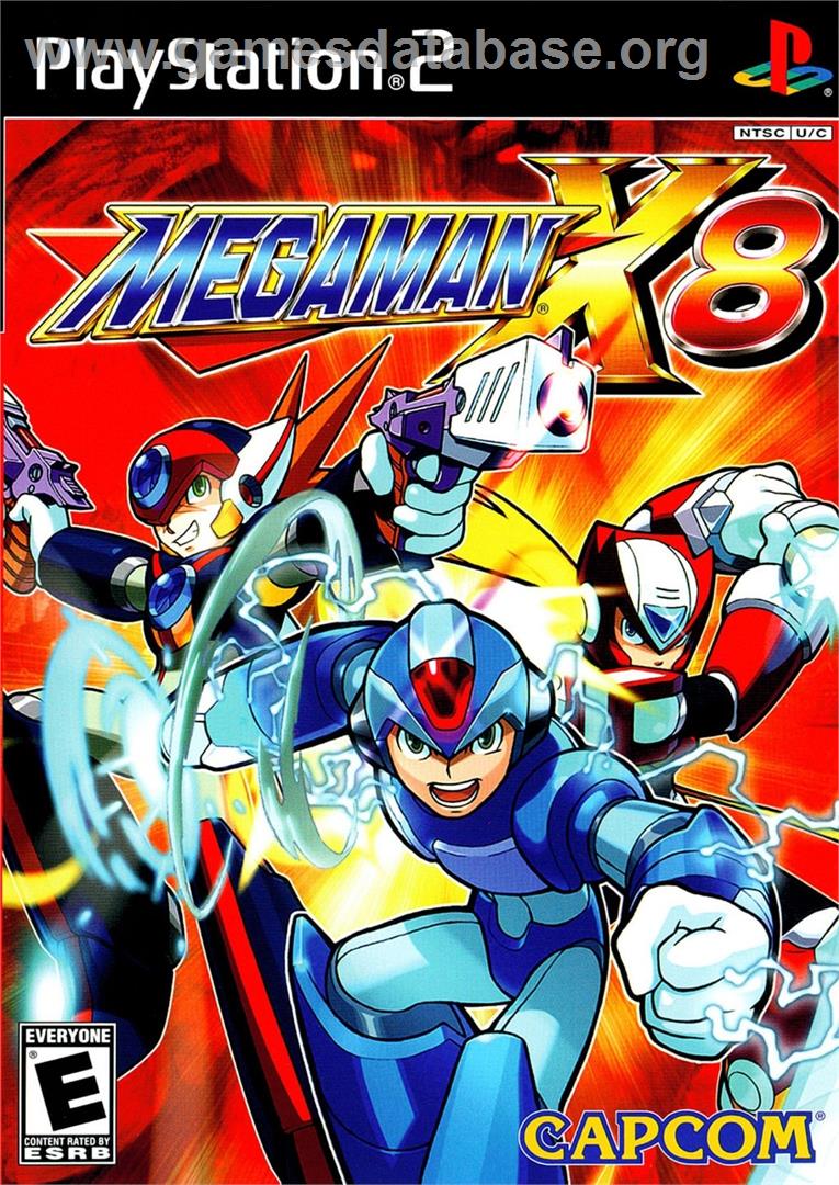 Mega Man X8 - Sony Playstation 2 - Artwork - Box