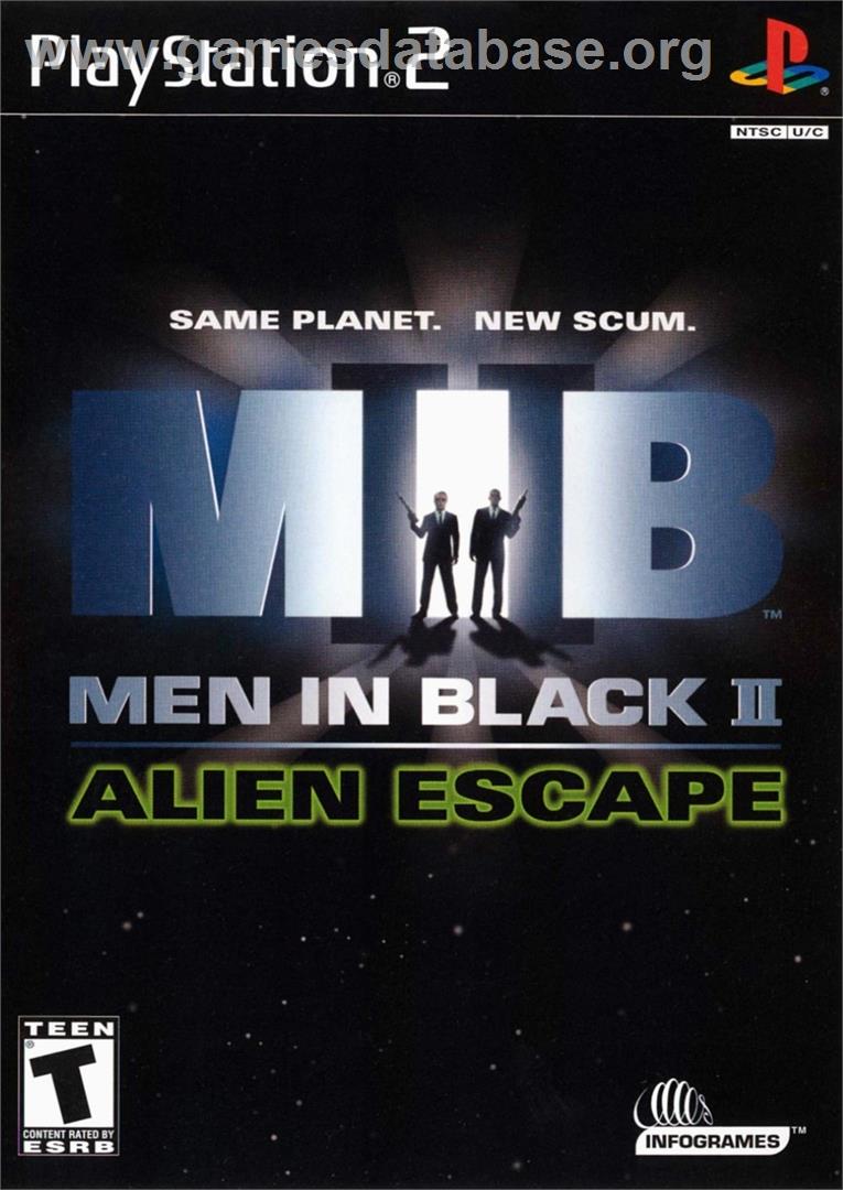 Men In Black 2 - Alien Escape - Sony Playstation 2 - Artwork - Box