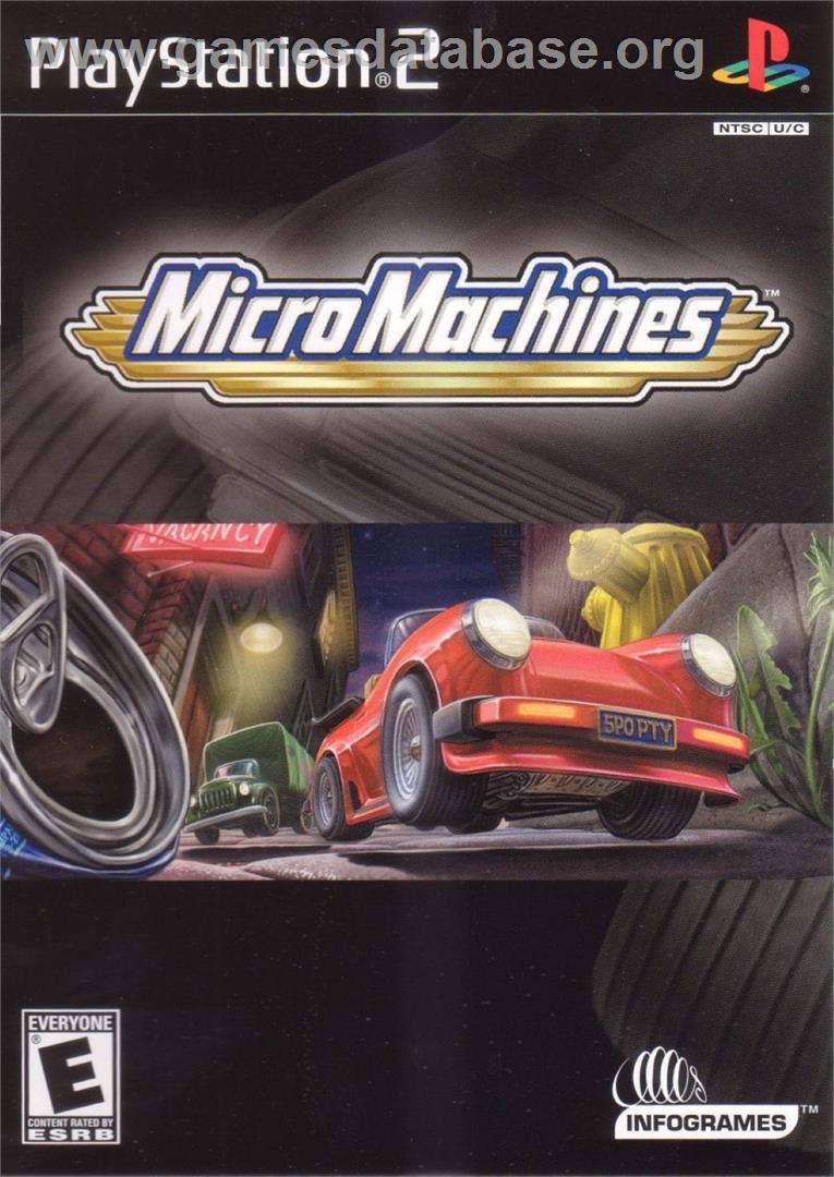 Micro Machines - Sony Playstation 2 - Artwork - Box