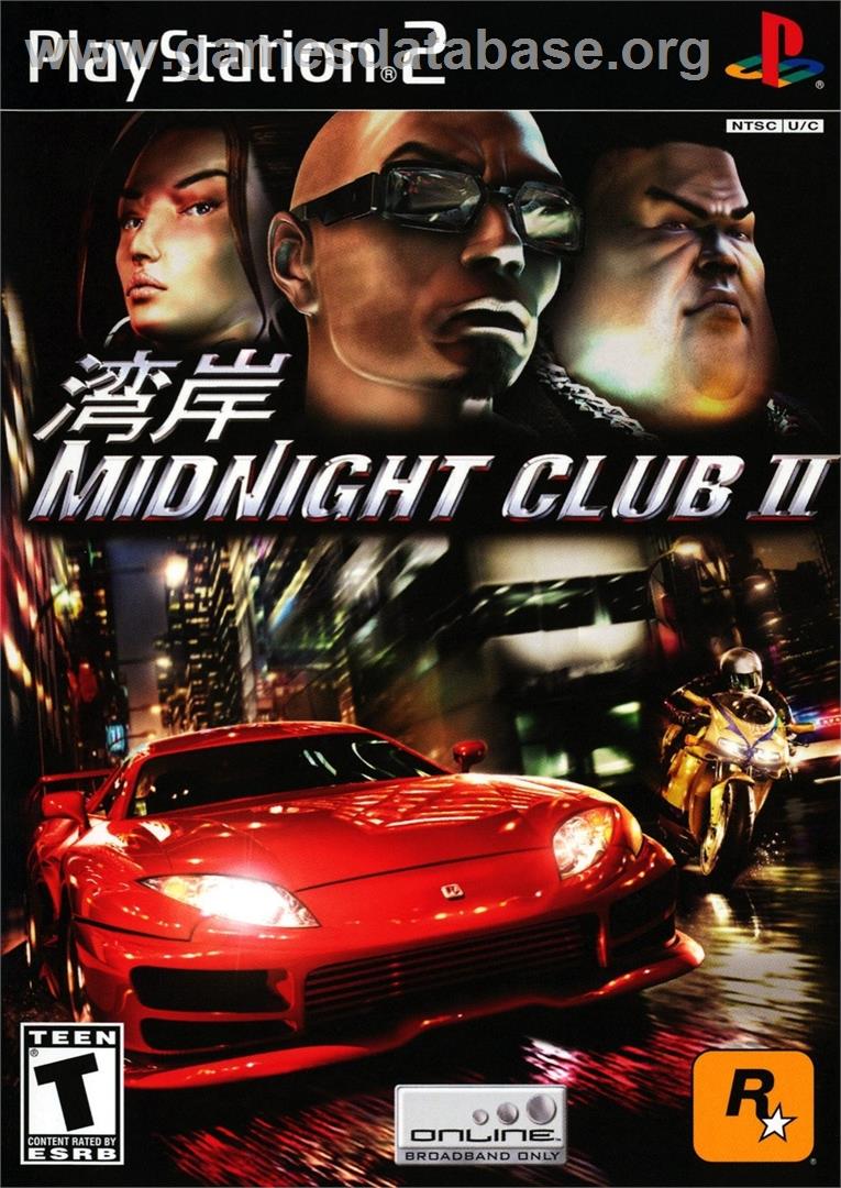 Midnight Club 2 - Sony Playstation 2 - Artwork - Box
