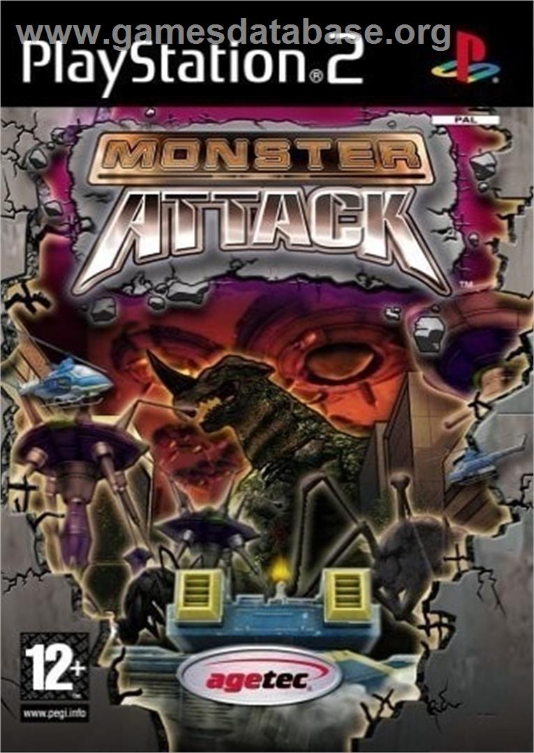 Monster Attack - Sony Playstation 2 - Artwork - Box