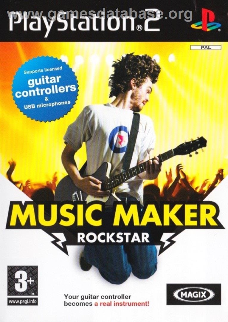 Music Maker - Rockstar - Sony Playstation 2 - Artwork - Box